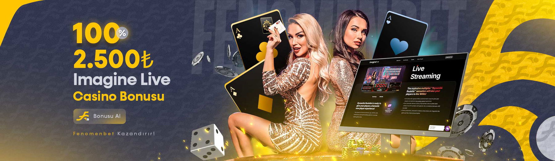 İmagine Live Casino Bonus Web